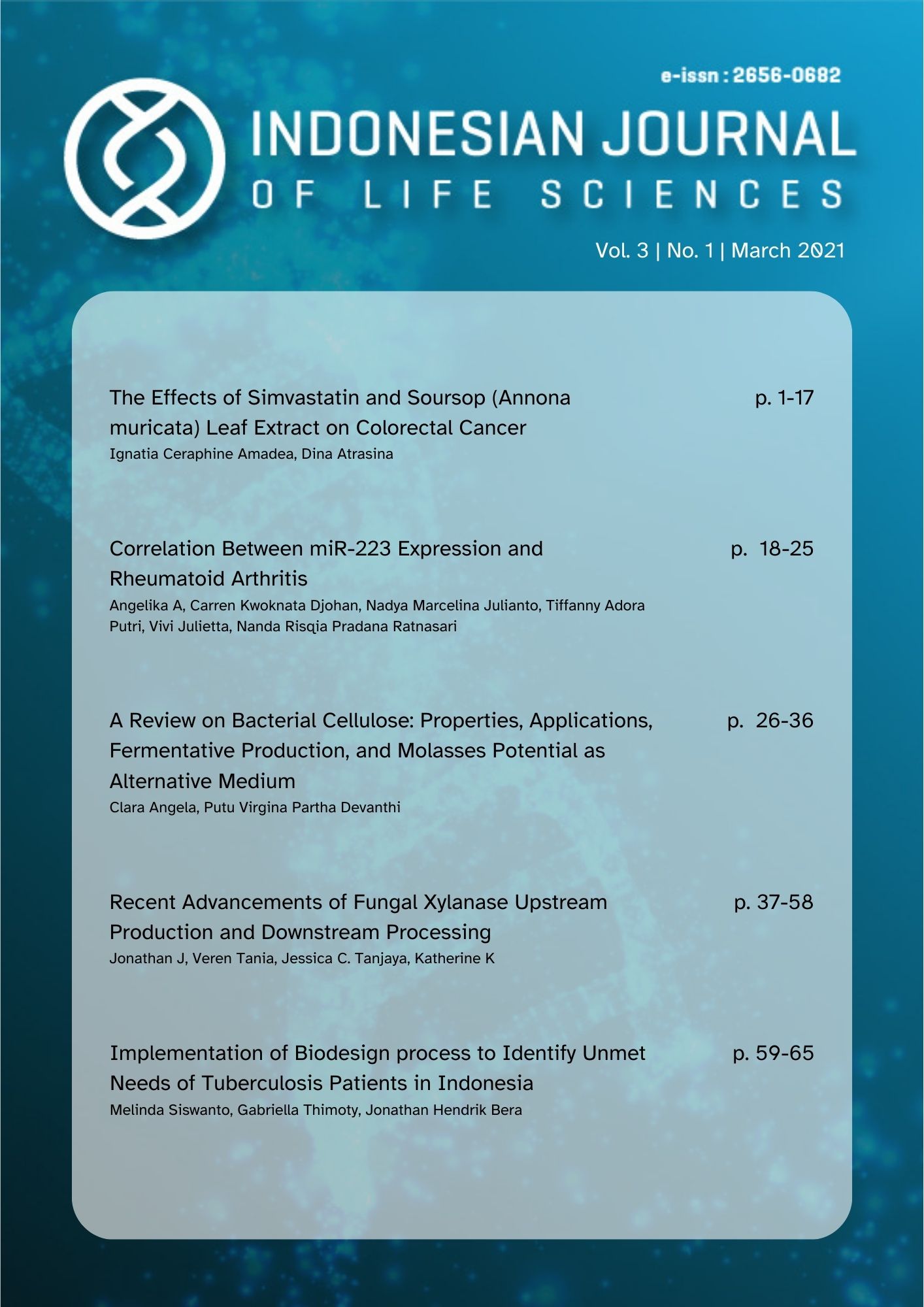 Indonesian Journal of Life Sciences  ISSN 26560682 (online)