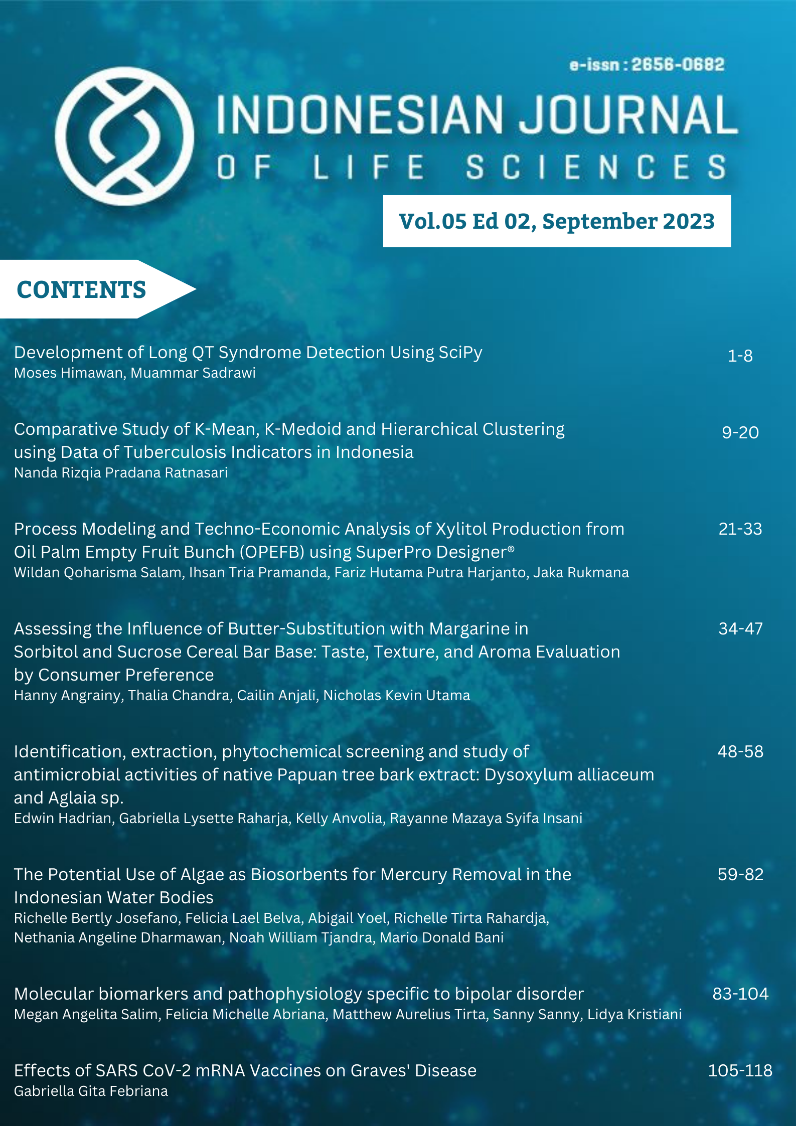 2023: IJLS Vol 05 No .02 | Indonesian Journal of Life Sciences